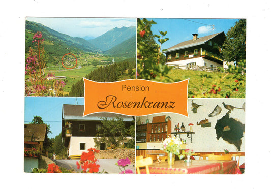 Ansichtskarte Pension Rosenkranz / Rangersdorf / Kärnten / Österreich