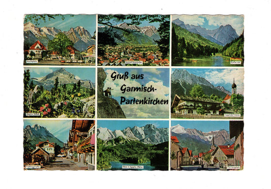 Ansichtskarte Gruß aus Garmisch-Partenkirchen / G1-54