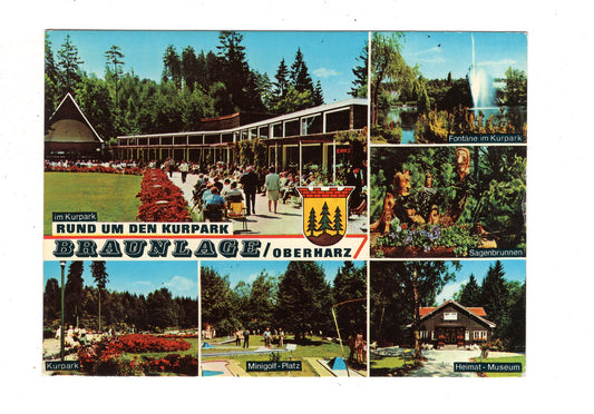 Ansichtskarte Braunlage / Oberharz / Rund um den Kurpark / J1-61