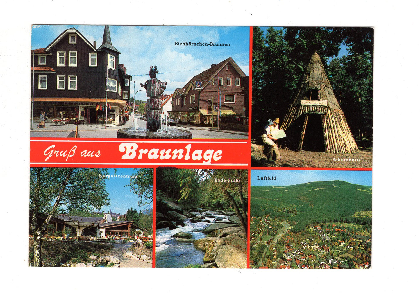 Ansichtskarte Braunlage / Oberharz / Eichhörnchen-Brunnen +++ / J1-61