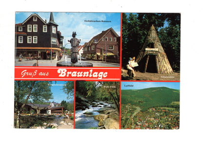 Ansichtskarte Braunlage / Oberharz / Eichhörnchen-Brunnen +++ / J1-61