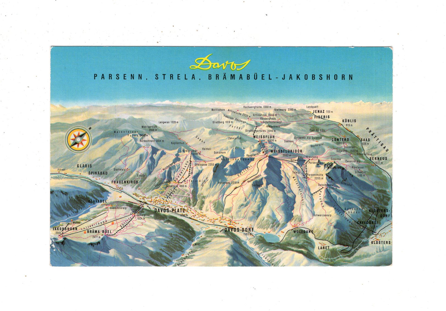 Ansichtskarte Davos / Schweiz