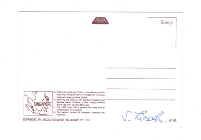 Ansichtskarte Singapore / Singapur