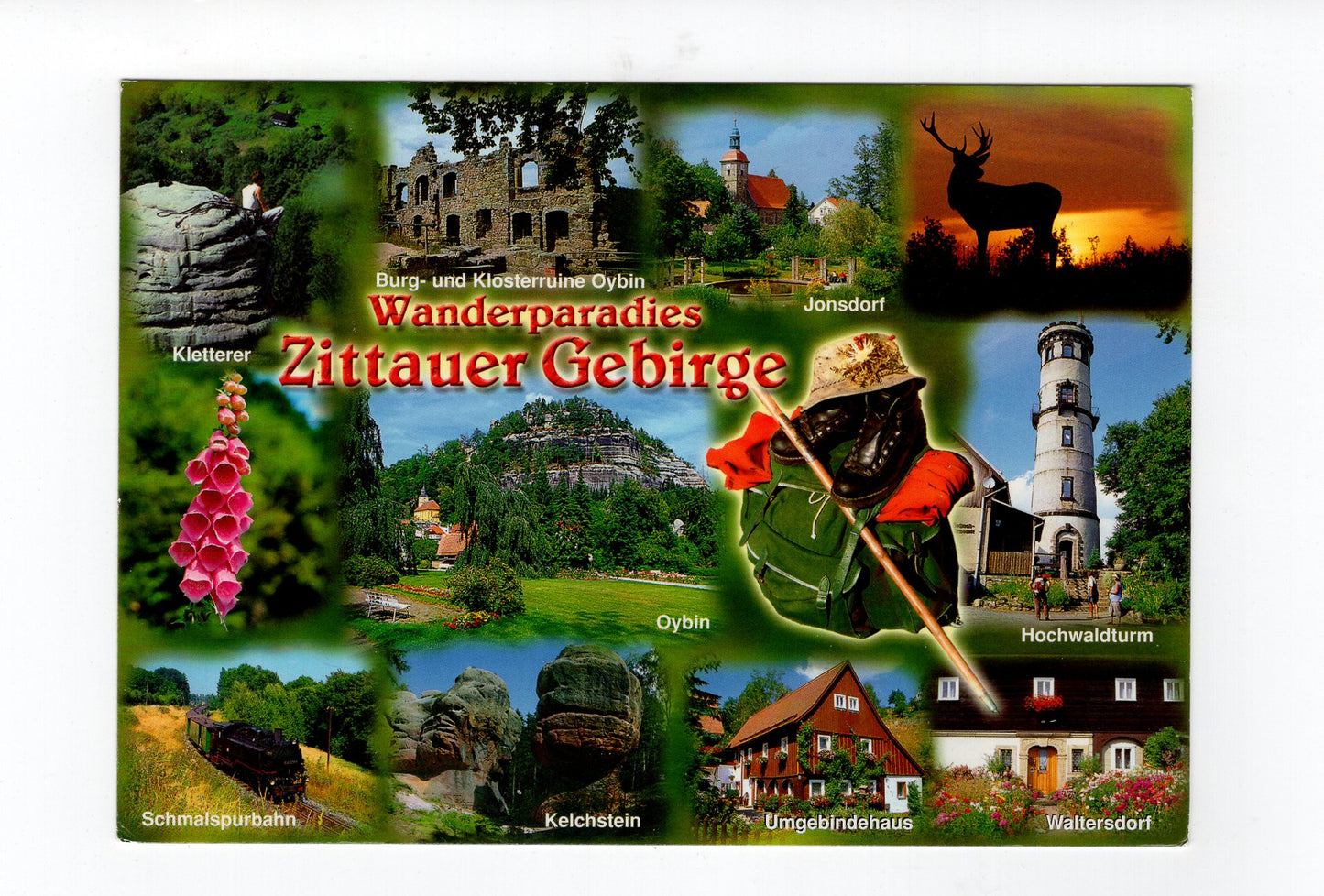 Ansichtskarte Zittauer Gebirge / Oybin / Jonsdorf +++