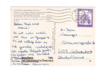Ansichtskarte Hirschberg / Bizau / Bregenzerwald / Vorarlberg / Österreich