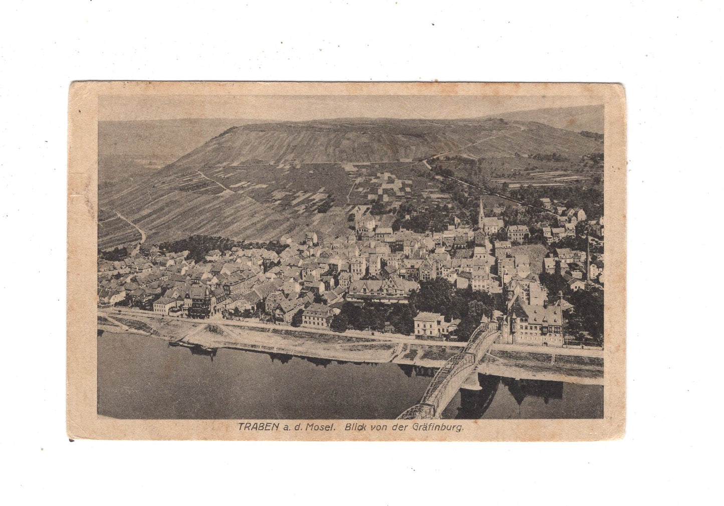 Ansichtskarte Traben an der Mosel / Blick von der Gräfinburg / M1-59