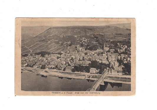 Ansichtskarte Traben an der Mosel / Blick von der Gräfinburg / M1-59