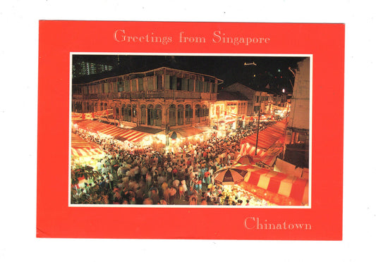 Ansichtskarte Chinatown / Singapore / Singapur
