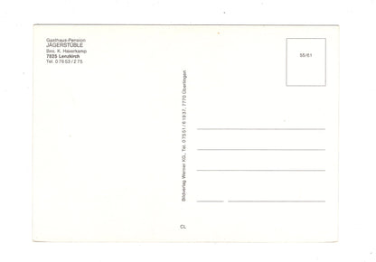 Ansichtskarte Gasthaus Pension Jägerstüble / Lenzkirch / Hochschwarzwald / G1-70