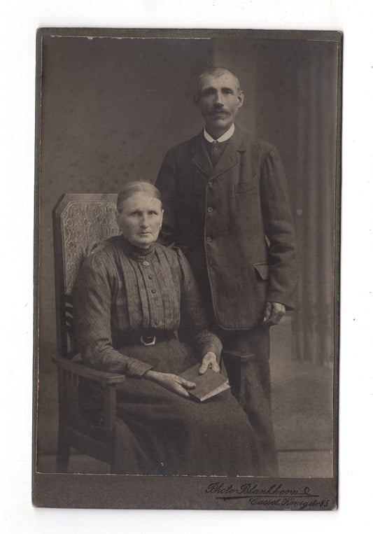 Fotografie Älteres Paar - Kassel um 1910 / CAB X-29