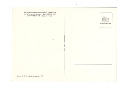 Ansichtskarte Bad Teinach / Schwarzwald / Restaurant-Pension Schlossberg