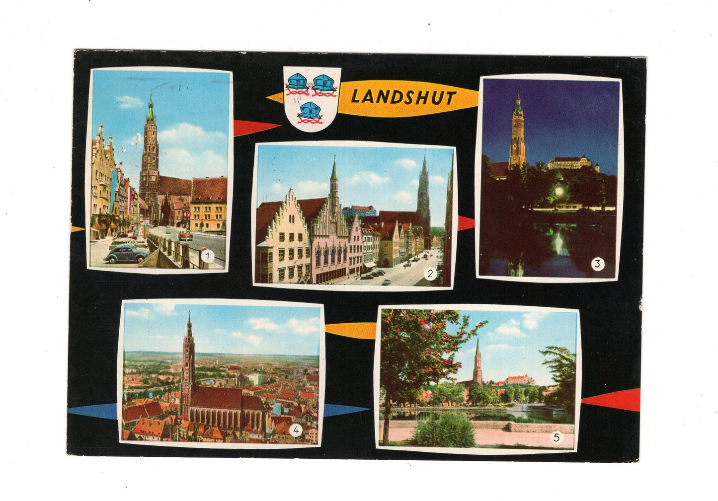 Ansichtskarte Landshut / St. Martinskirche +++