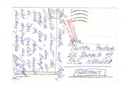 Ansichtskarte Chinatown / Singapore / Singapur