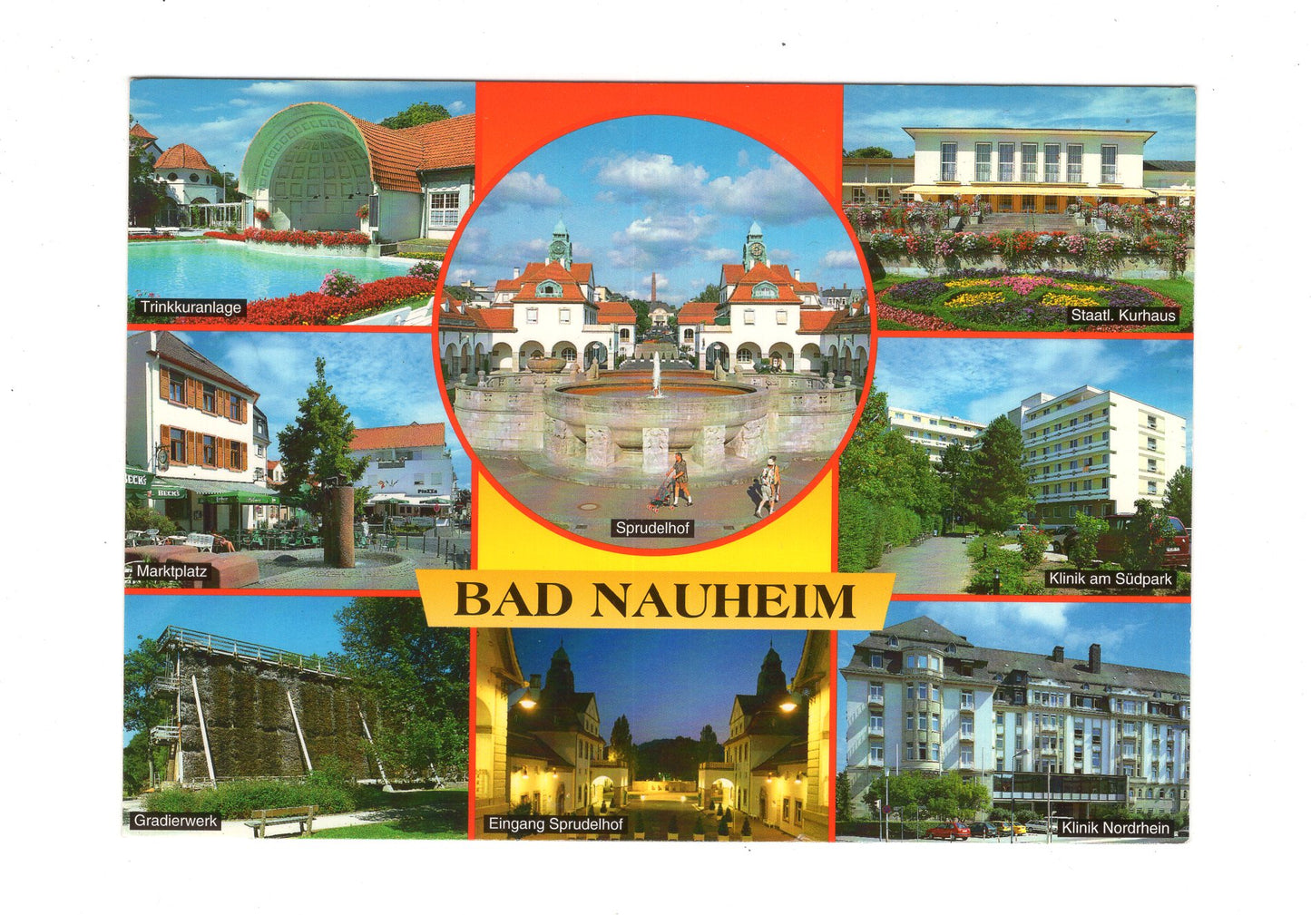 Ansichtskarte Bad Nauheim / Sprudelhof +++