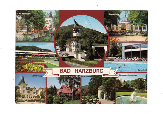 Ansichtskarte Bad Harzburg / Café Peters / Haus des Kurgastes +++