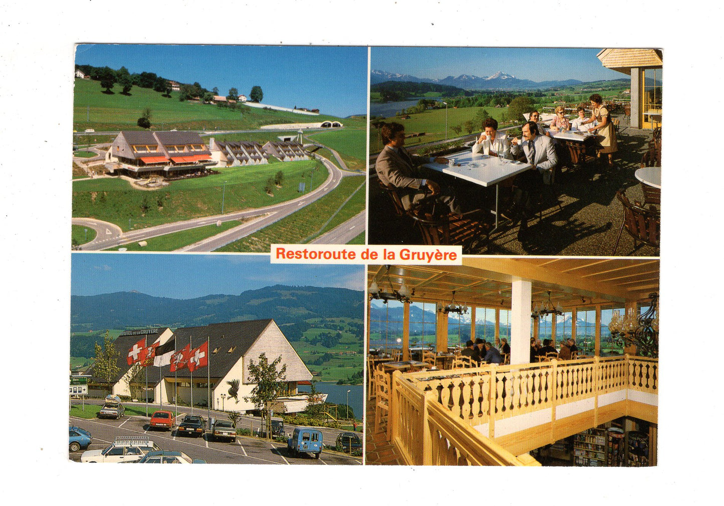 Ansichtskarte Restoroute de la Gruyere / Schweiz