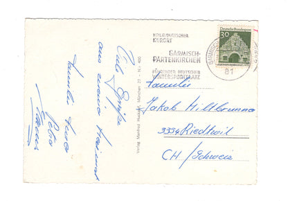 Ansichtskarte Gruß aus Garmisch-Partenkirchen / G1-54