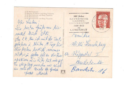 Ansichtskarte Landshut / St. Martinskirche +++