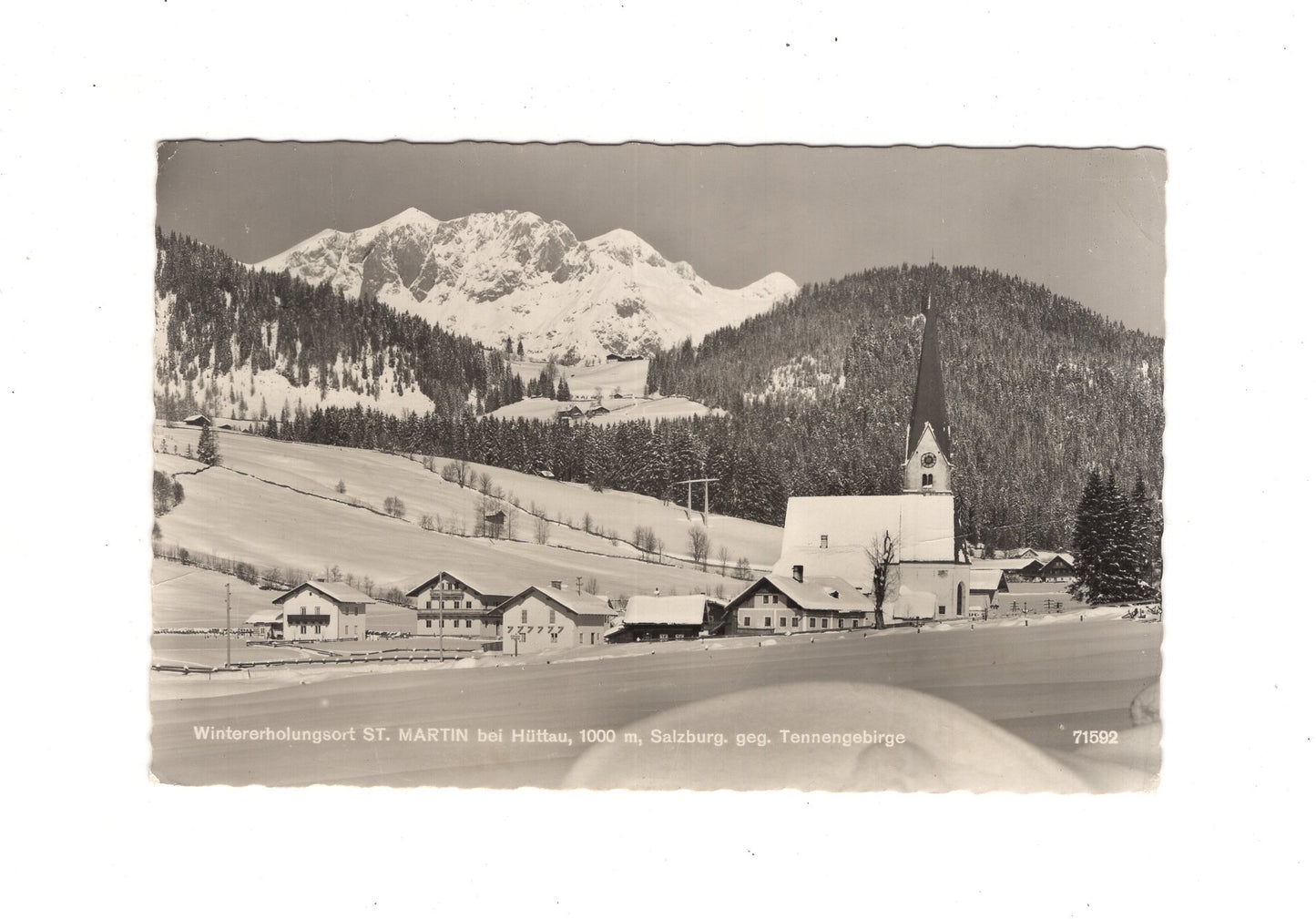 Ansichtskarte St. Martin bei Hüttau / Salzburg / Österreich