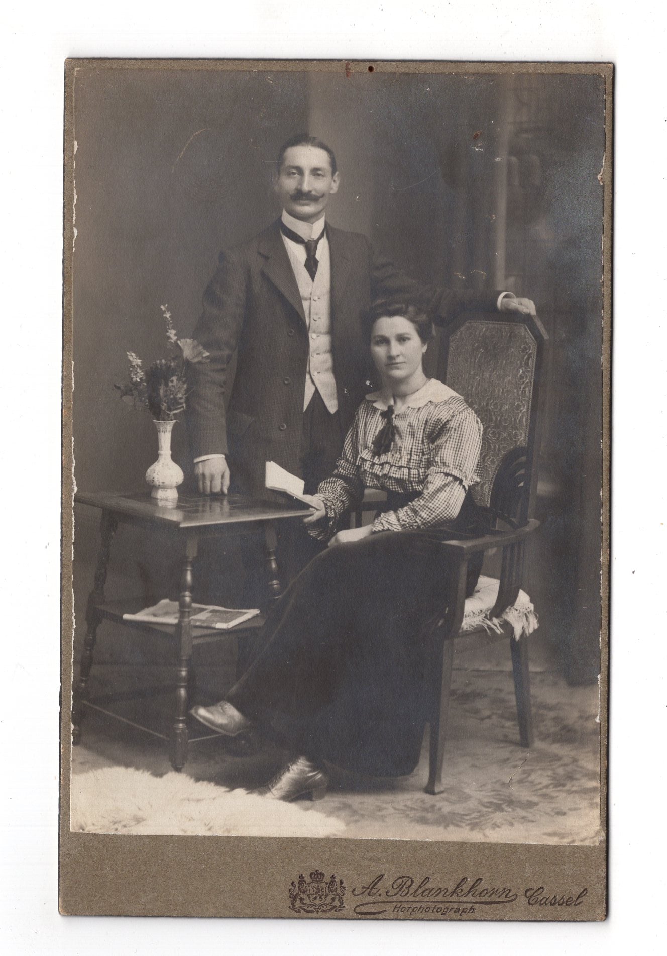 Fotografie Feines Paar - Kassel 1910er / CAB X-29
