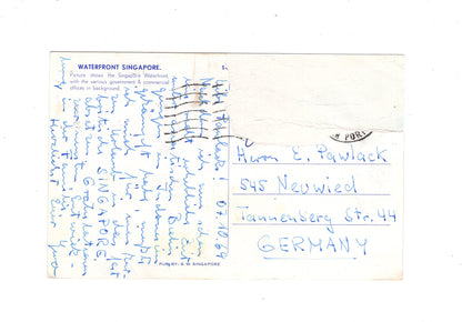 Ansichtskarte Waterfront / Singapore / Singapur