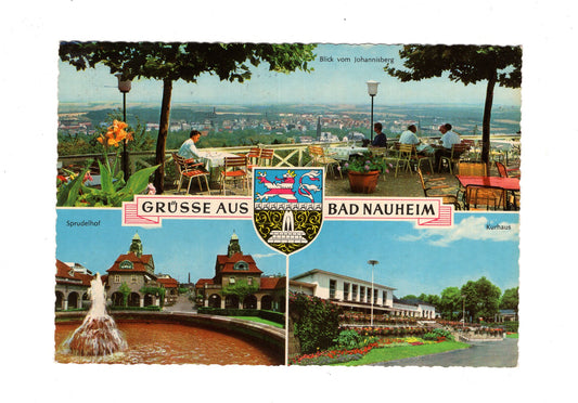 Ansichtskarte Bad Nauheim / Sprudelhof / Kurhaus +++