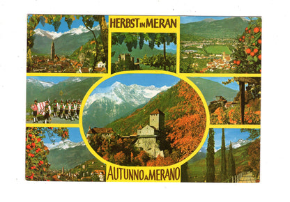 Ansichtskarte Herbst in Meran / Italien