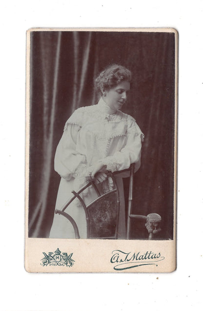 Fotografie Feine Dame - Chrudim um 1900