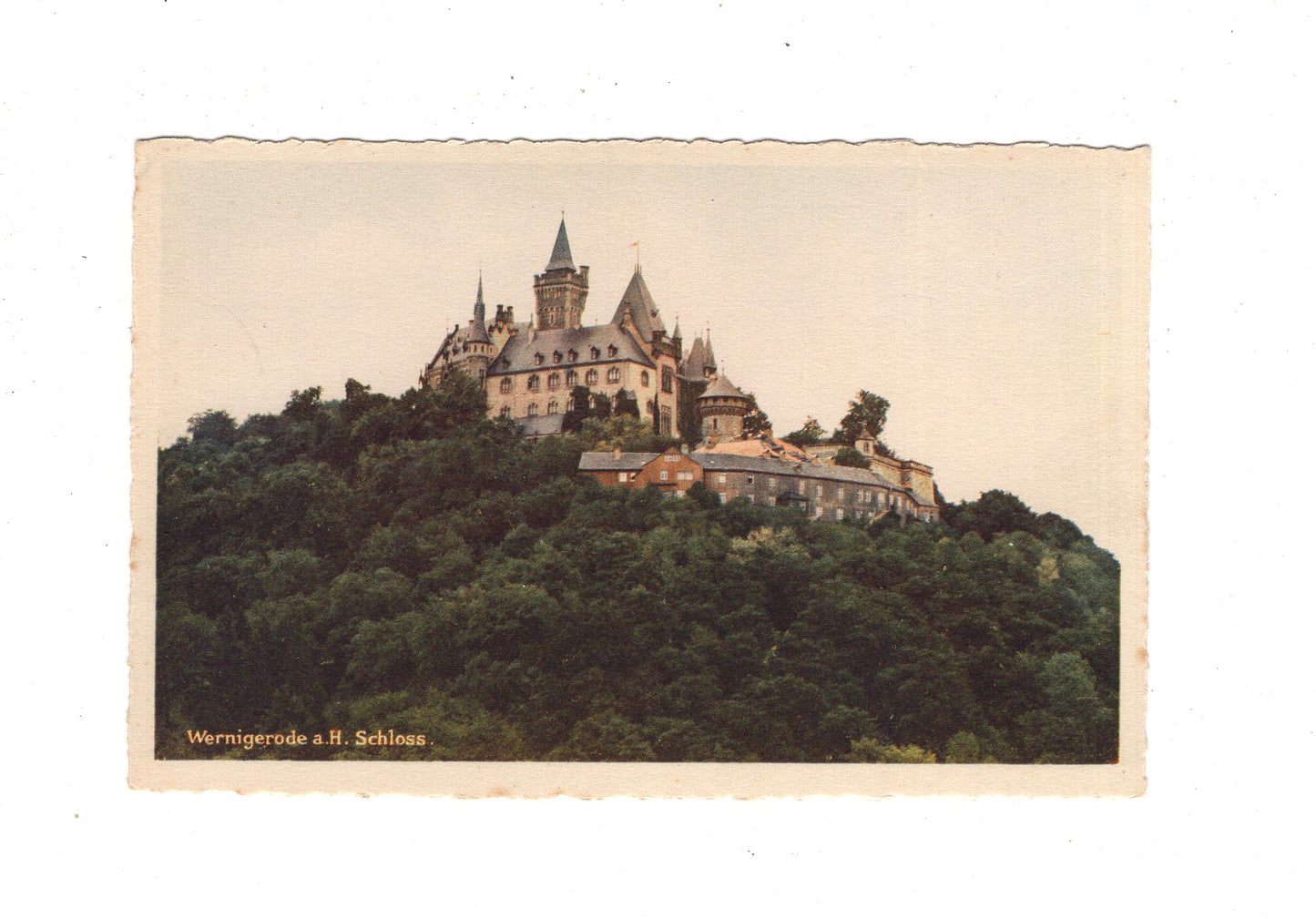 Ansichtskarte Wernigerode / Harz / Schloss / K1-54