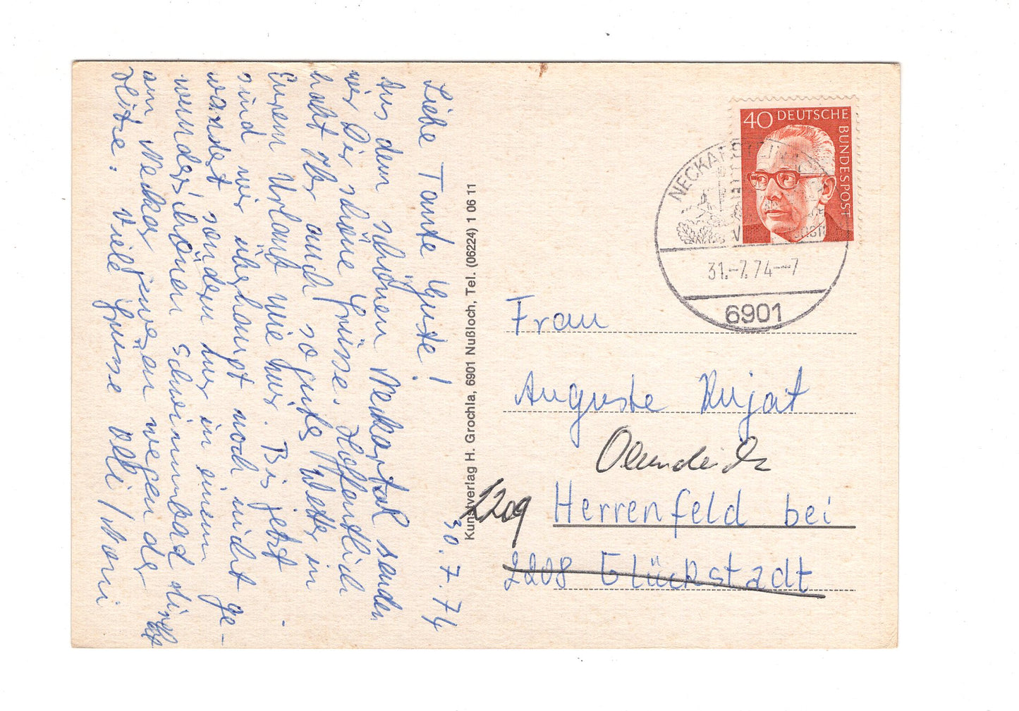 Ansichtskarte Vierburgenstadt Neckarsteinach / H1-67