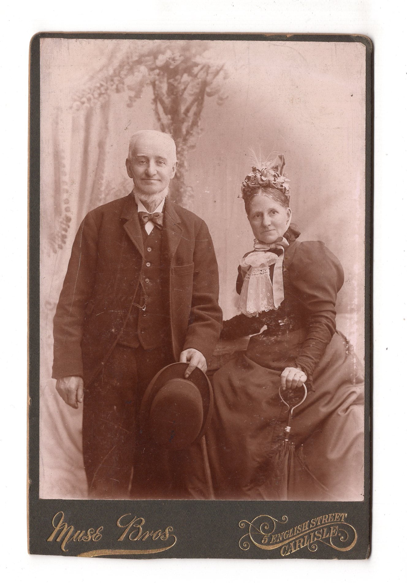 Fotografie Feines Paar - Carlisle 1890er / CAB X-29