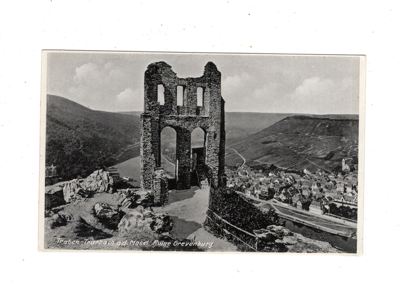 Ansichtskarte Traben-Trarbach an der Mosel / Ruine Grevenburg / M1-59
