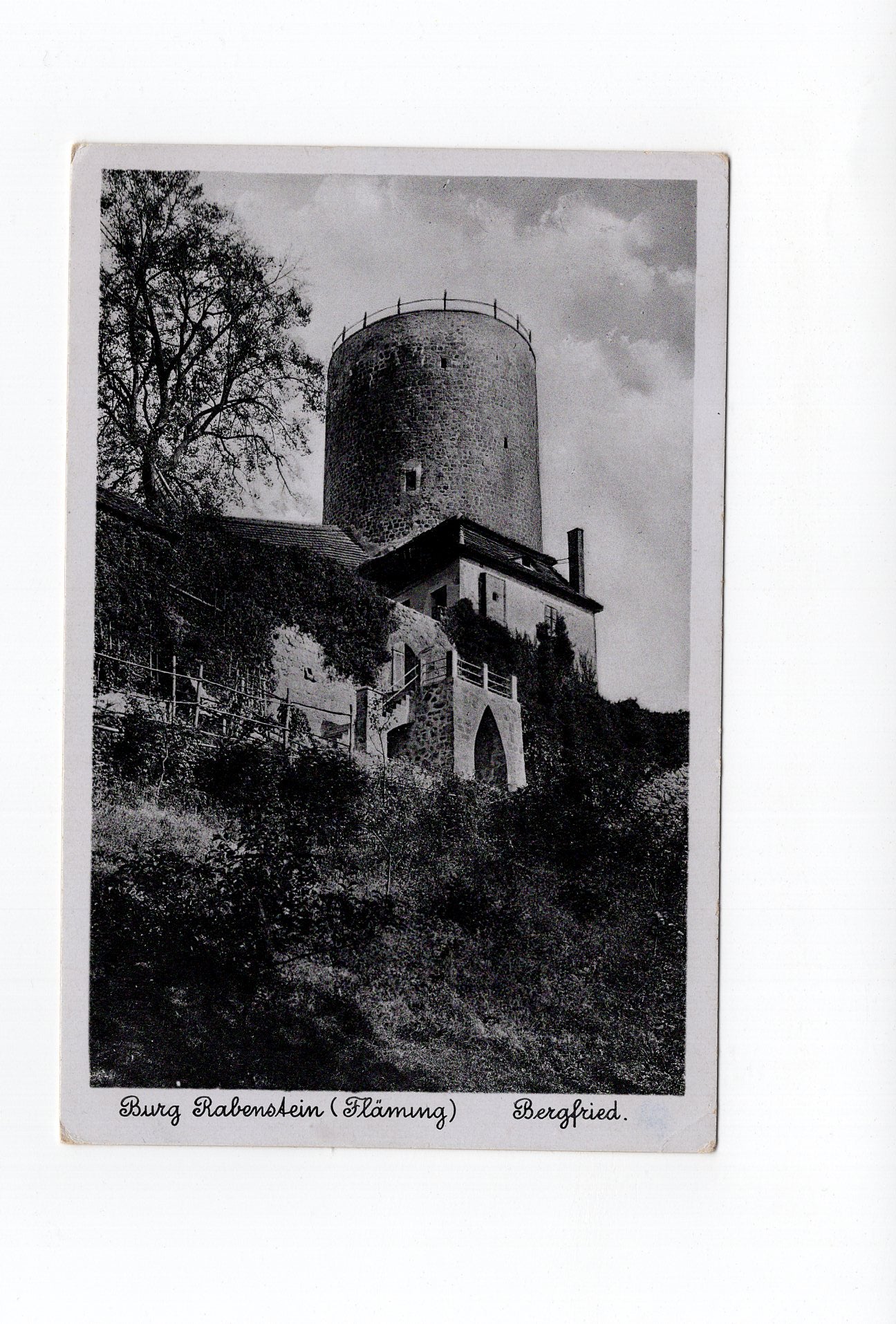 Ansichtskarte Burg Rabenstein / Fläming / Bergfried