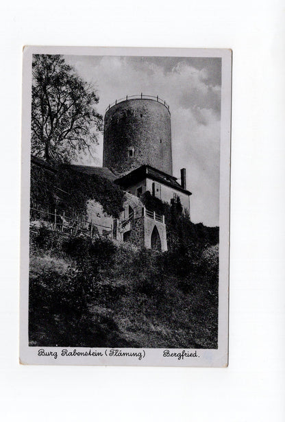 Ansichtskarte Burg Rabenstein / Fläming / Bergfried