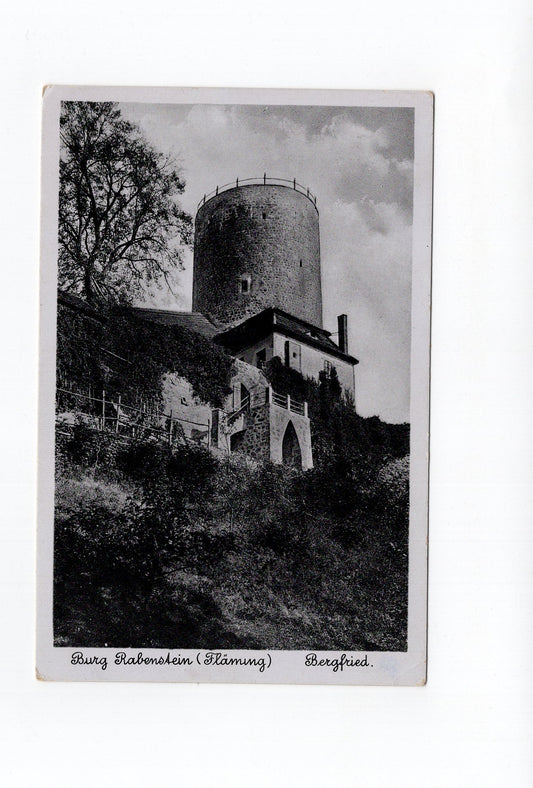 Ansichtskarte Burg Rabenstein / Fläming / Bergfried
