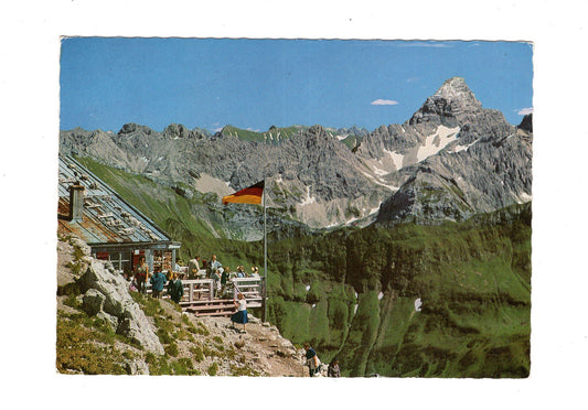 Ansichtskarte Nebelhorn-Gipfelhütte