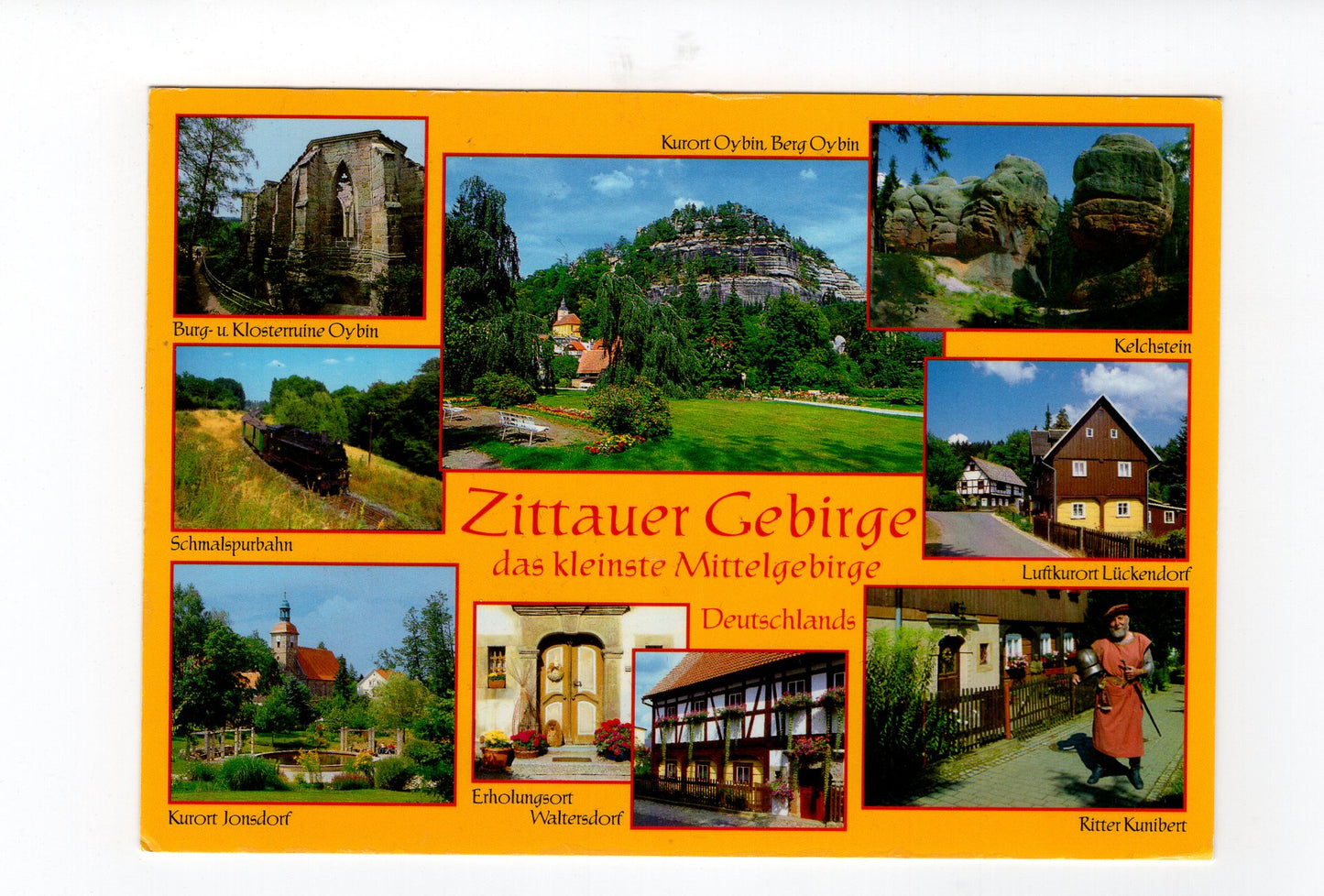 Ansichtskarte Zittauer Gebirge / Kelchstein / Ritter Kunibert +++