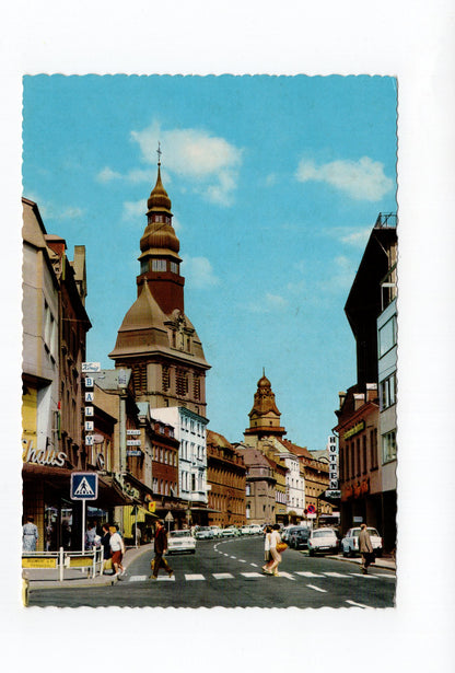 Ansichtskarte Völklingen / Saar / Rathausstraße