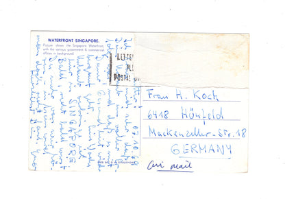 Ansichtskarte Waterfront / Singapore / Singapur