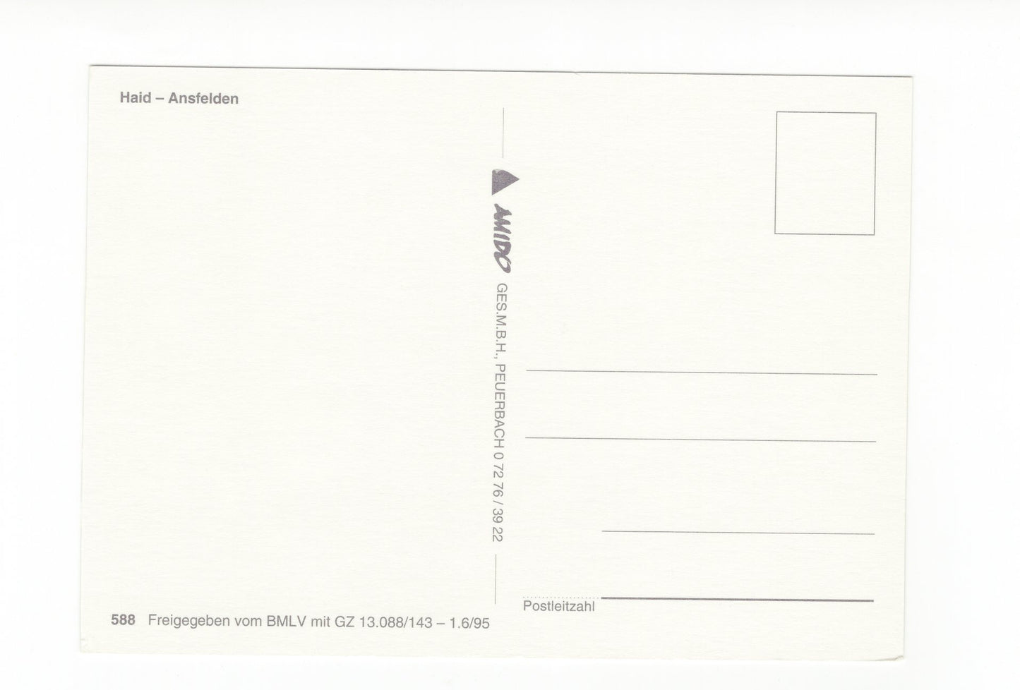 Ansichtskarte Haid-Ansfelden / Oberösterreich / Österreich