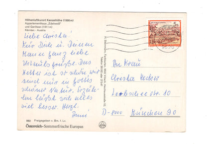 Ansichtskarte Kanzelhöhe / Kärnten / Österreich