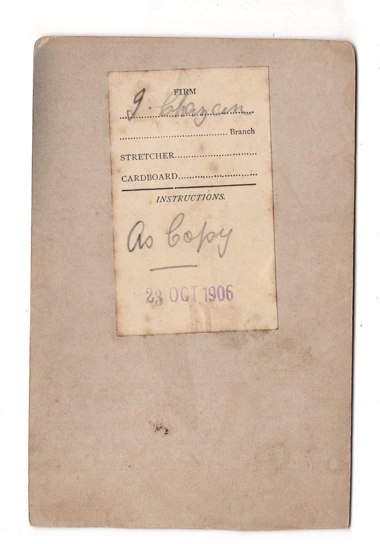 Fotografie Feines Paar - Carlisle 1890er / CAB X-29