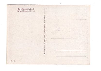 Ansichtskarte Garmisch mit Loisach - Alp- und Zugspitze / G1-54