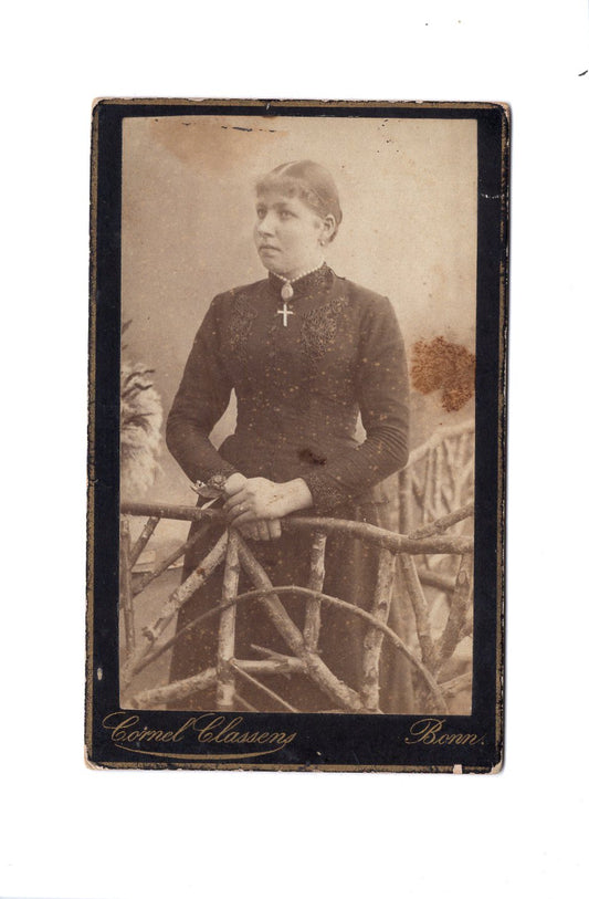 Fotografie Feine Dame - Bonn 1880er