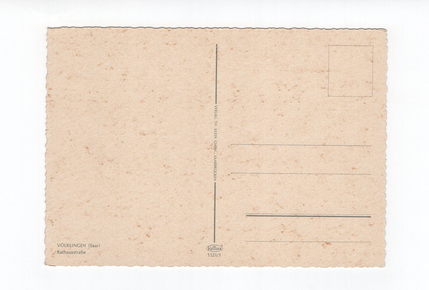 Ansichtskarte Völklingen / Saar / Rathausstraße