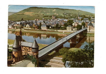 Ansichtskarte Traben-Trarbach an der Mosel / Mosel mit Brückenschenke / M1-59