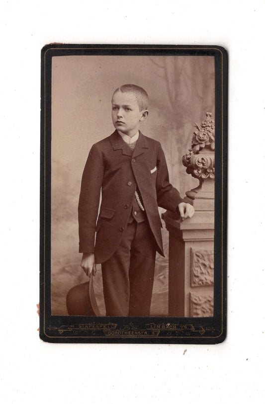 Fotografie Feiner Junge - Limbach 1880er / CDV N1-04