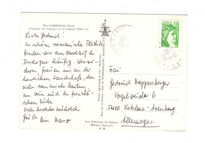 Ansichtskarte Carennac / Frankreich