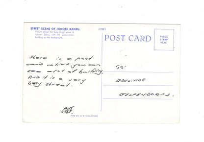 Ansichtskarte Johor Bahru / Malaysia