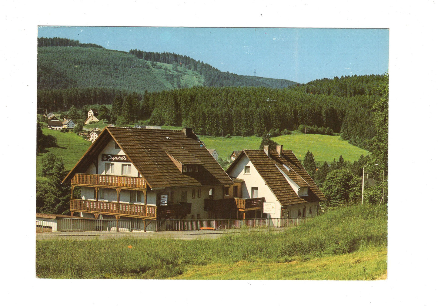 Ansichtskarte Gasthaus Pension Jägerstüble / Lenzkirch / Hochschwarzwald / G1-70